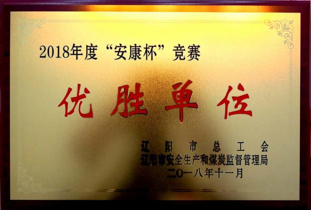 百乐博集团荣获“2018年度安康杯竞赛优胜单位”